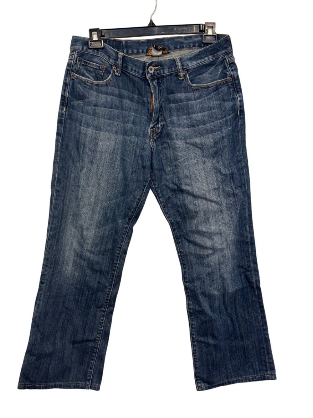 Lucky Brand Mens Relaxed Fit Blue Denim Jeans Size 33x28 Classic Mid-Rise
